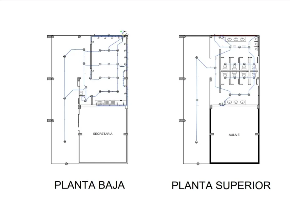 Plano eléctrico de planta